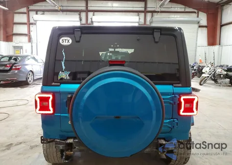 2020 Jeep Wrangler Unlimited Sahara from USA, damaged, VIN 1C4HJXEG0LW193511